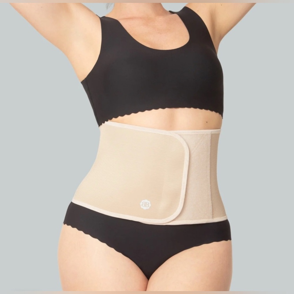 Belly Bandit by Ergobaby Postpartum Belly Wrap (Basics) Nude Almond-Maternity